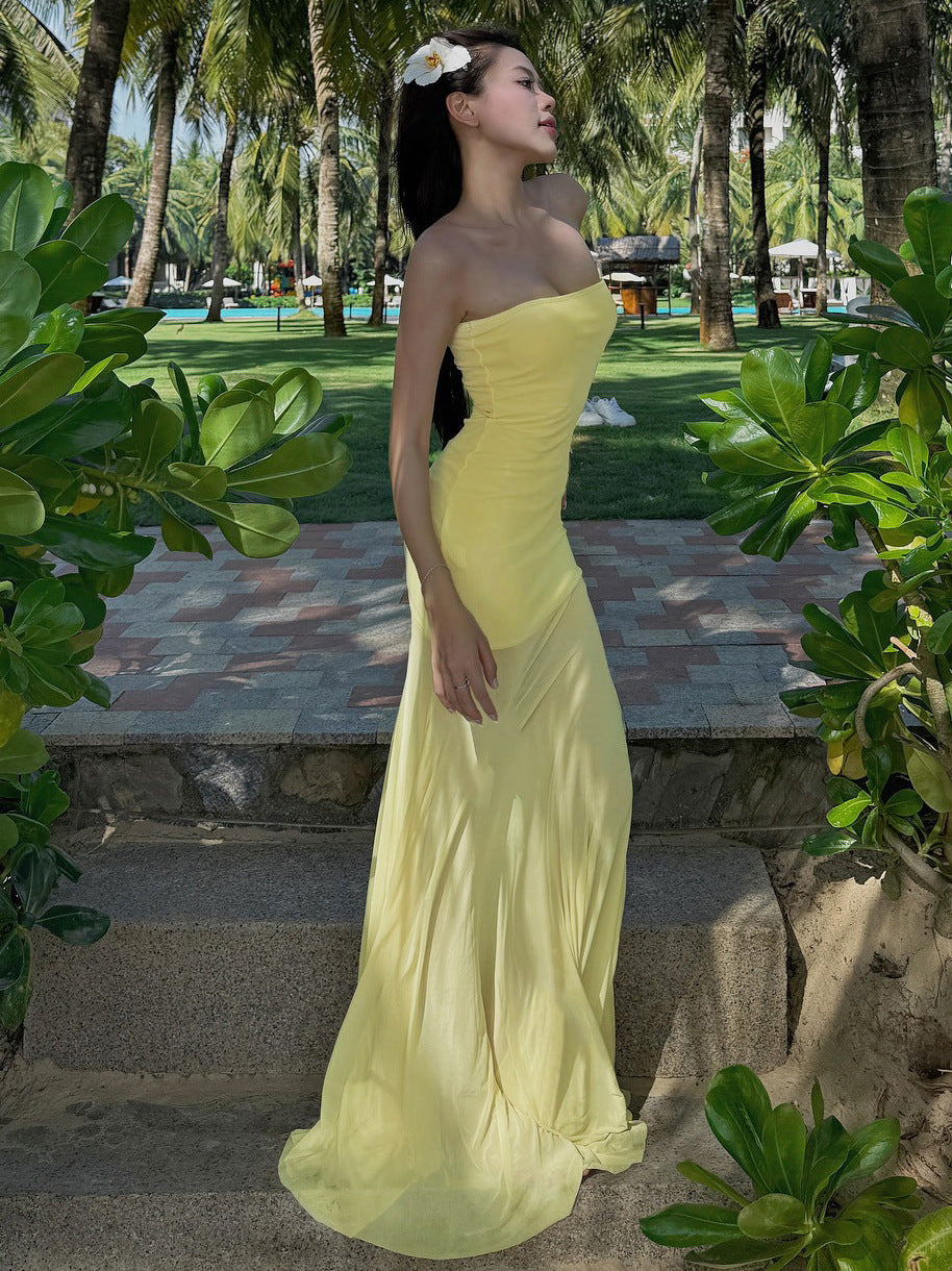 Vivaya Maxi Dress Yellow