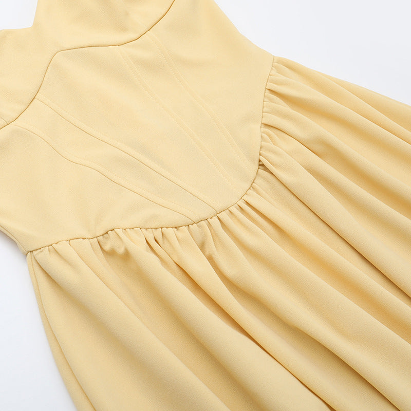 Sampson Midi Dress Yellow