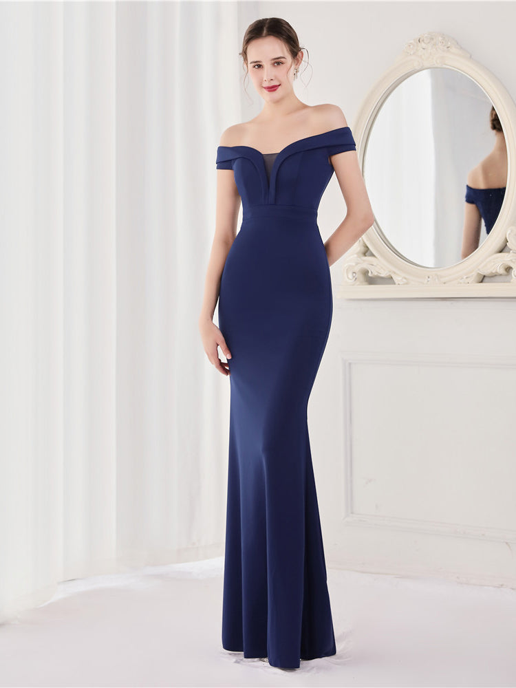Elegant banquet evening dress