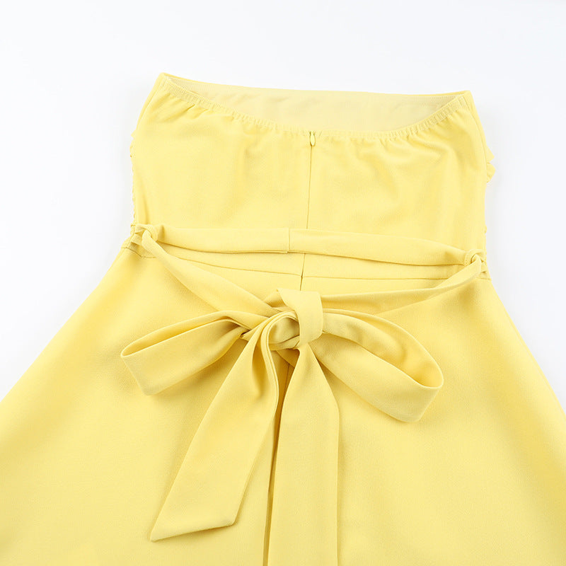 Tansy Mini Dress Yellow