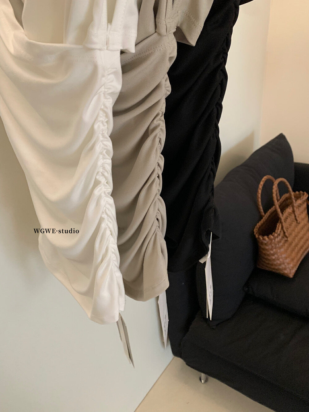 Ruched Crisscross Top