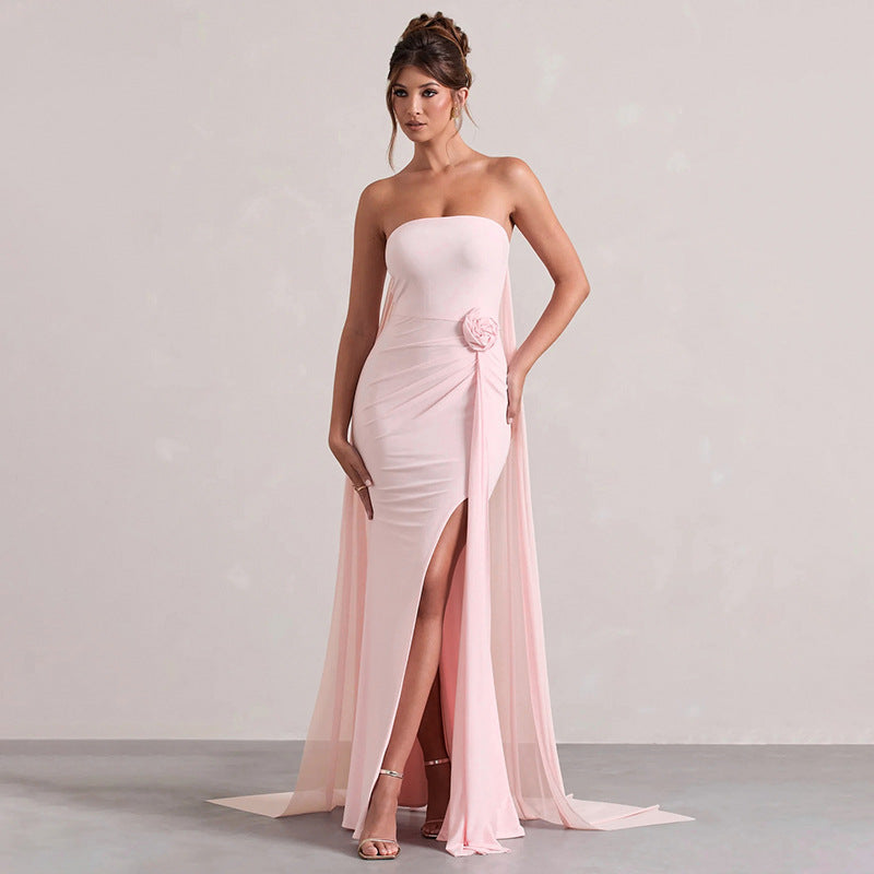 Zinnia Maxi Dress Pink