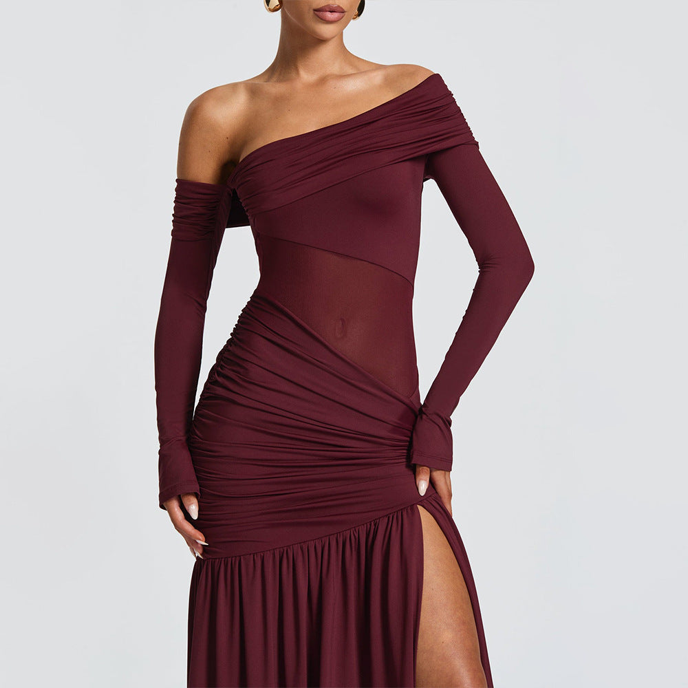 Zidane Maxi Dress Maroon