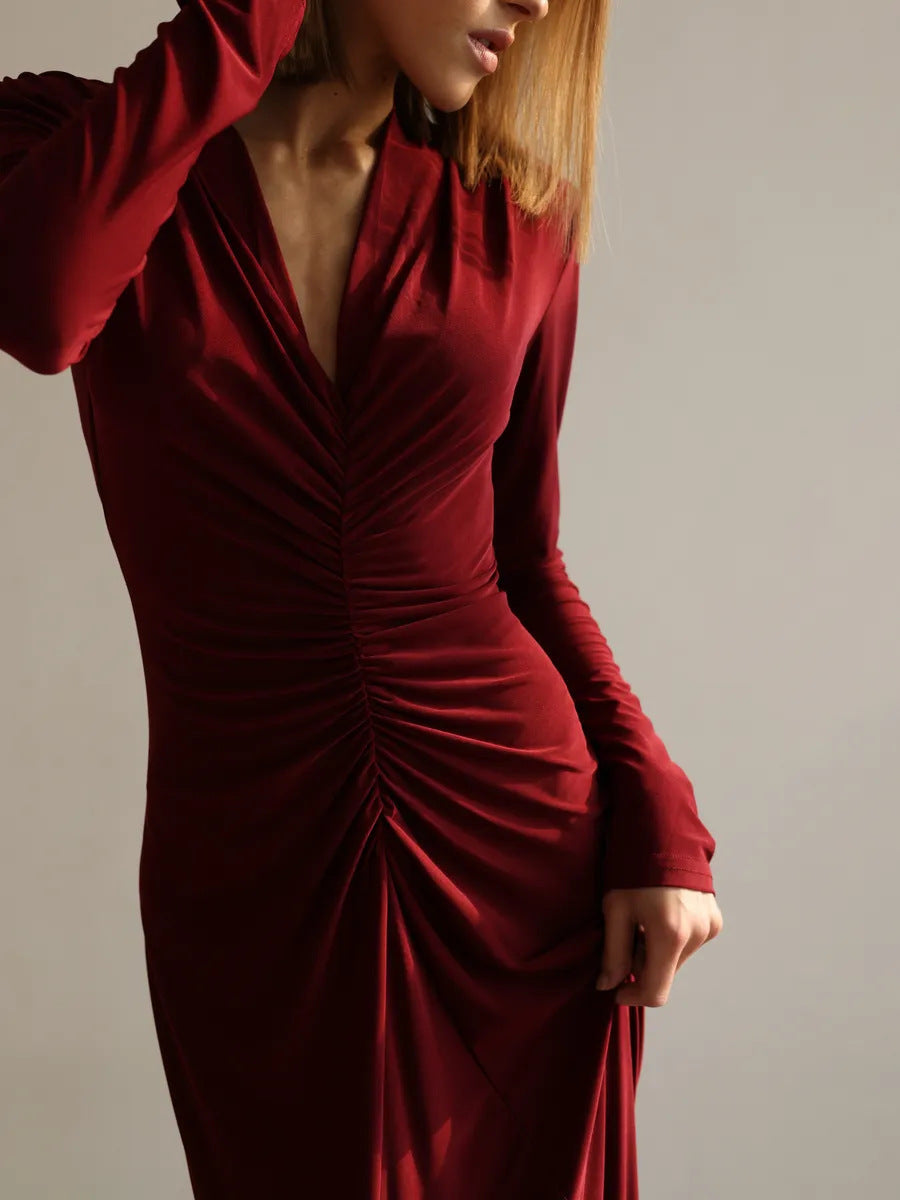 Ruched Maxi Dress