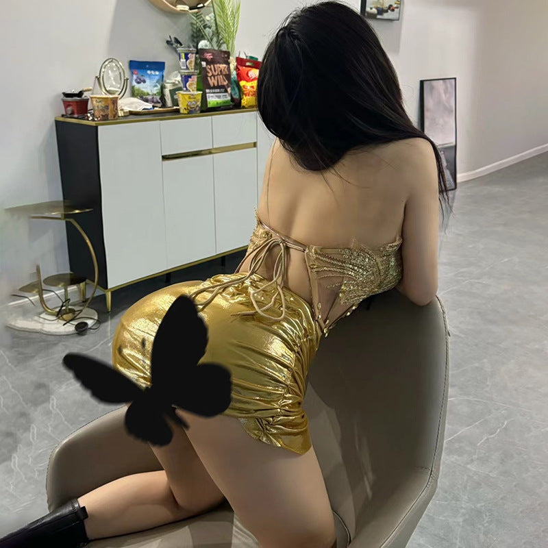 Sequin Short Skirt - Nightclub Party Dress