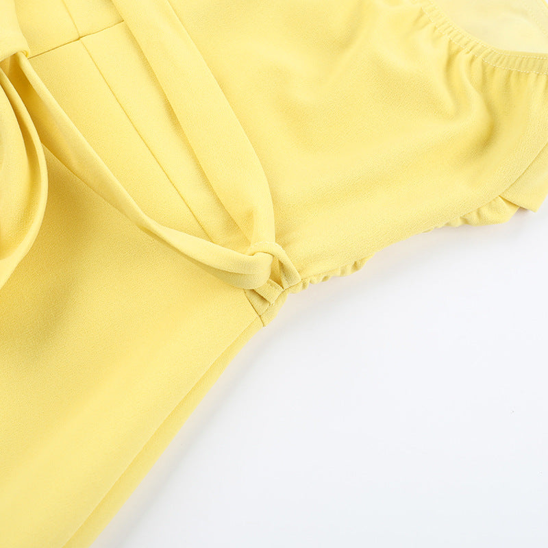 Tansy Mini Dress Yellow