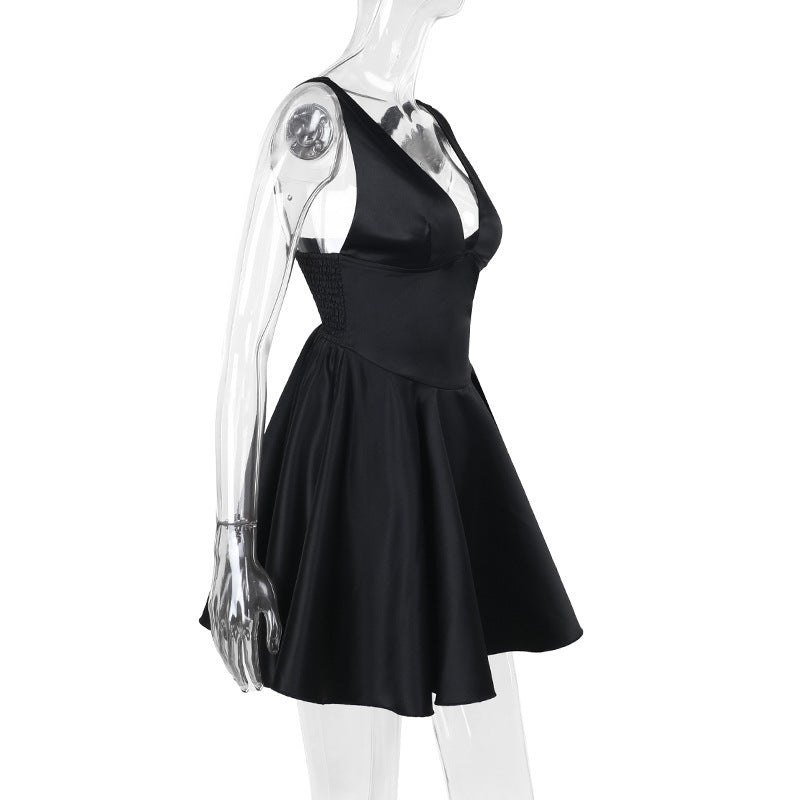 Snowdrop Mini Dress Black