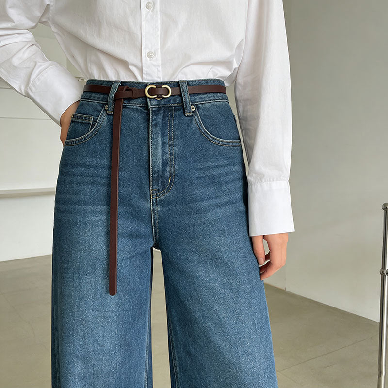 Slim Chic Leather Waist Belt