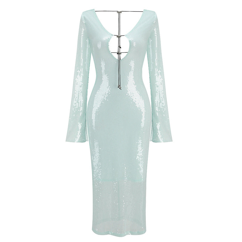 Silhouette Futurism Drawstring Dress