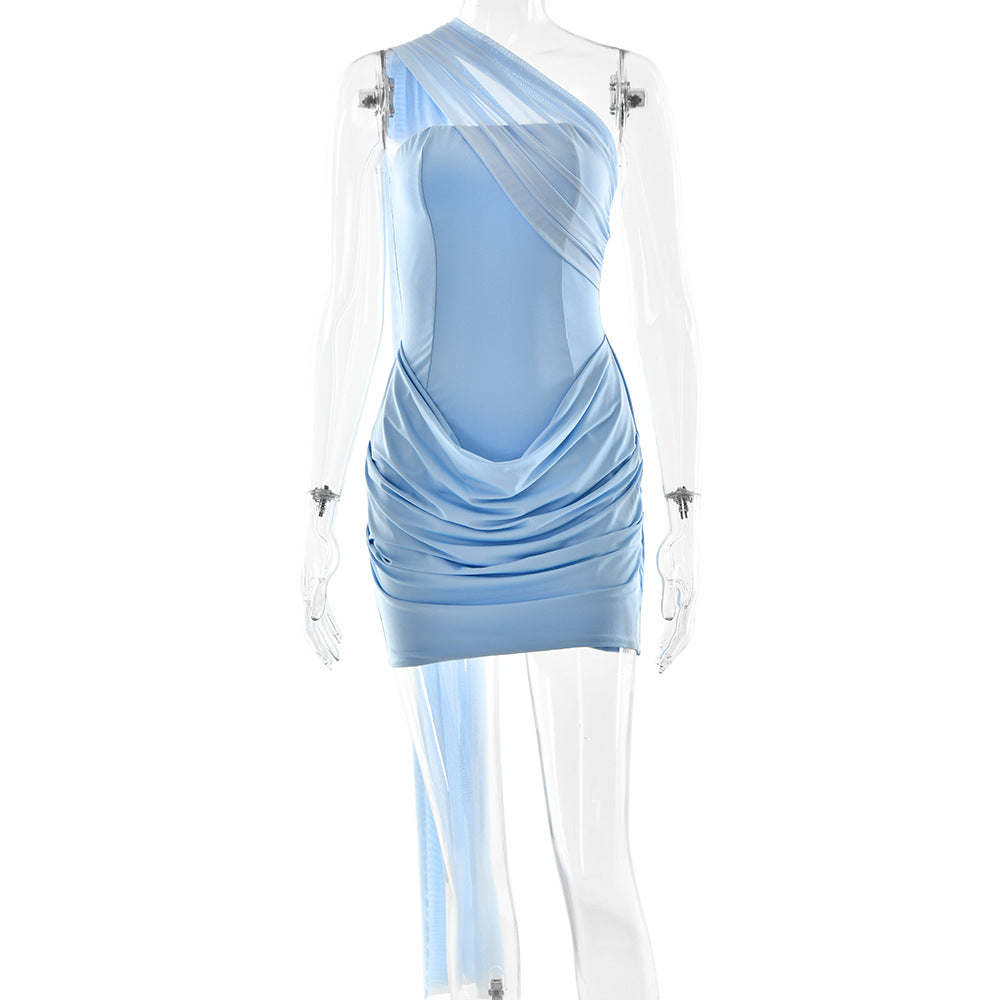 Wintour Mini Dress Blue