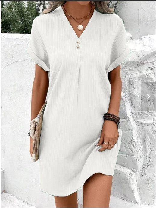 Teresa Simple and Stylish Summer Dress for Women Weekend Casual Style
