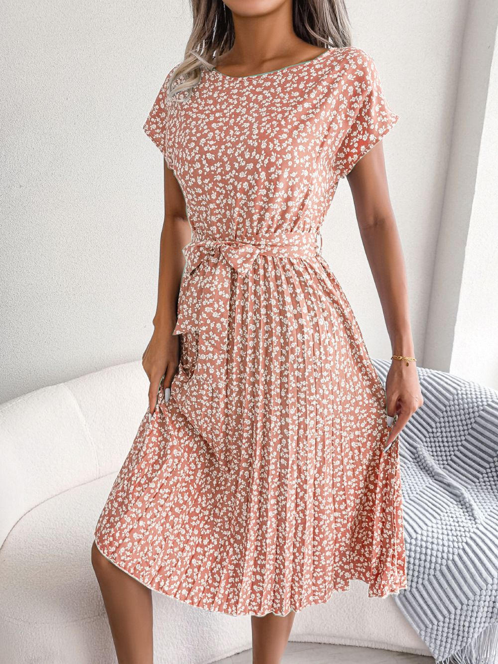 Paty Timeless Dress Pleats Elevated Occasion Wear