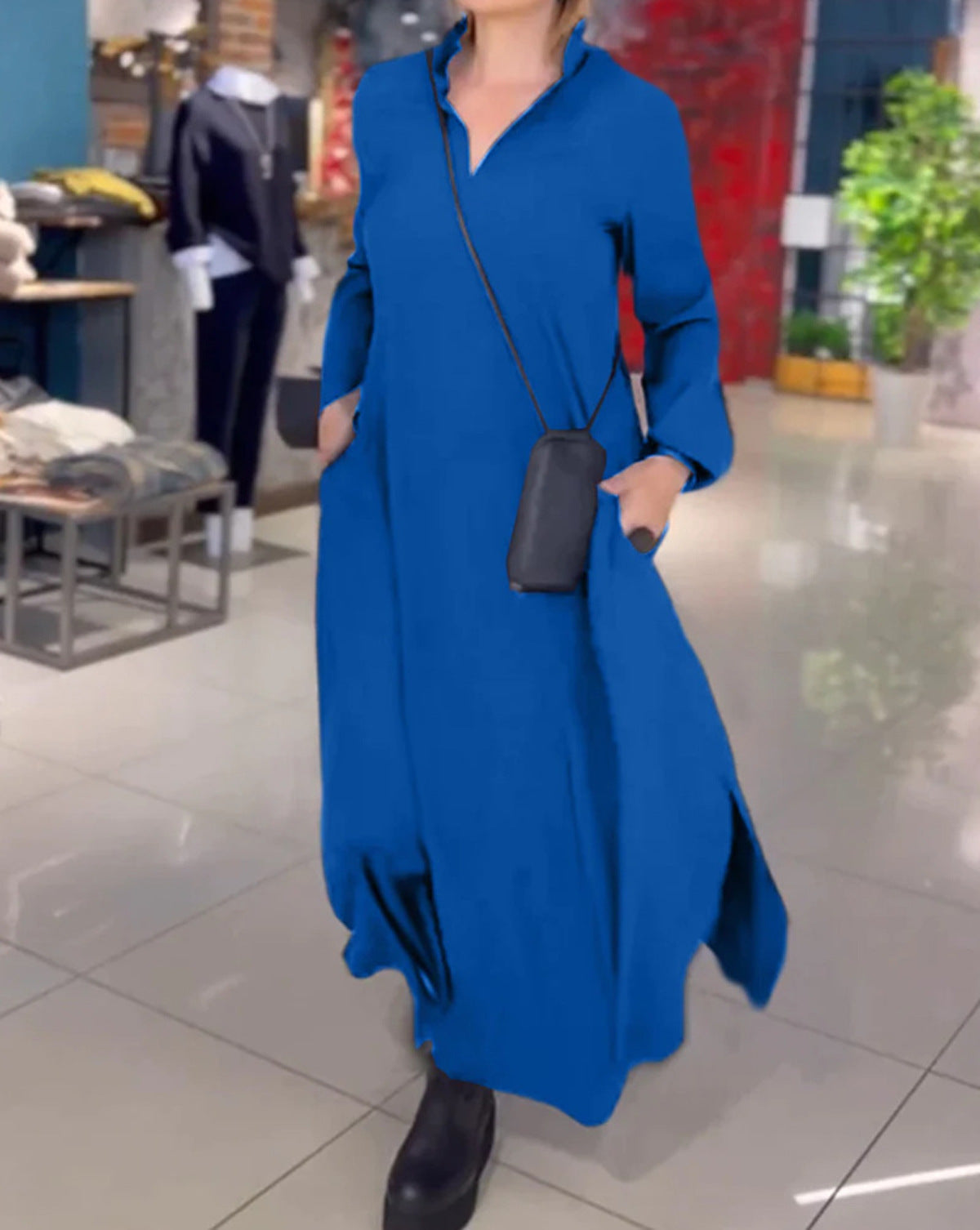 Ximena Minimalist Long Dress Evening Wear Edit
