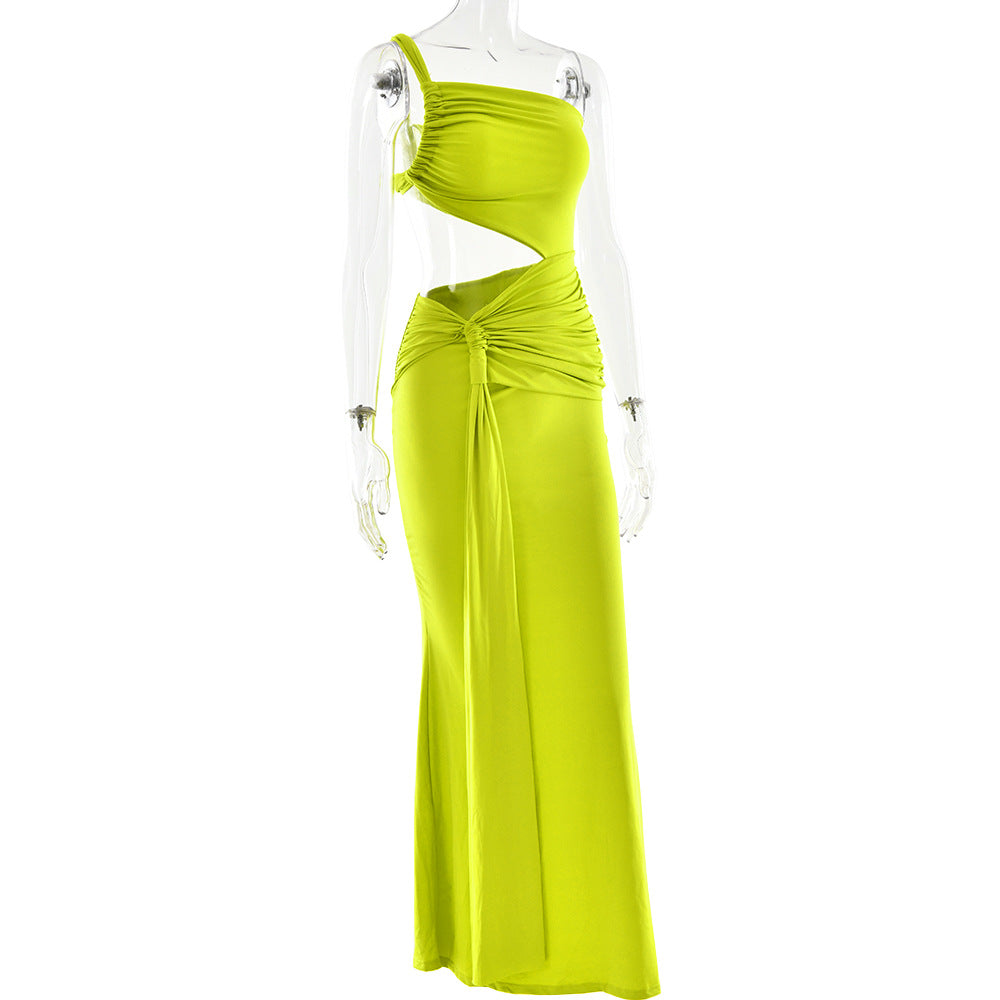 Pathy Maxi Dress Neon Green