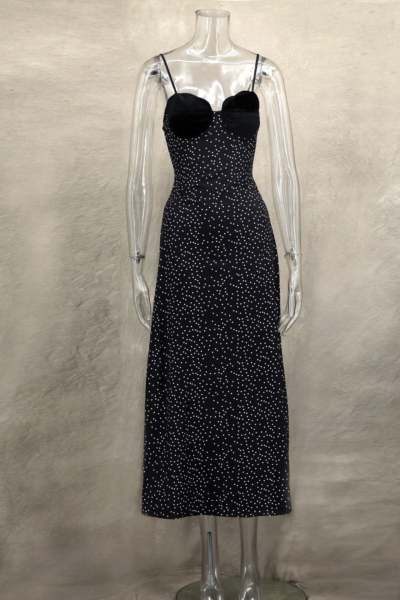 Inkwave Midi Dress Black