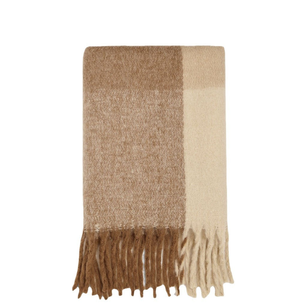 Thick Stylish HighQuality Warm Cozy Plaid Scarf