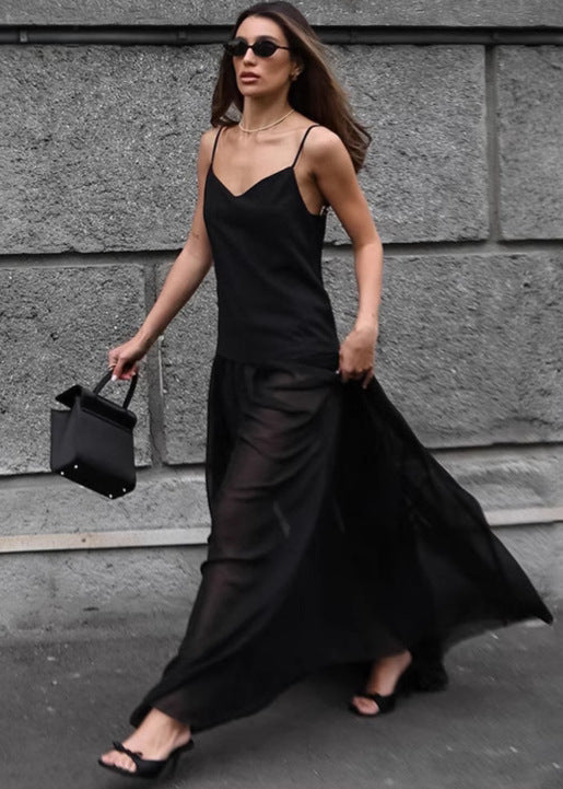 Isla Backless Spaghetti Strap Maxi Dress