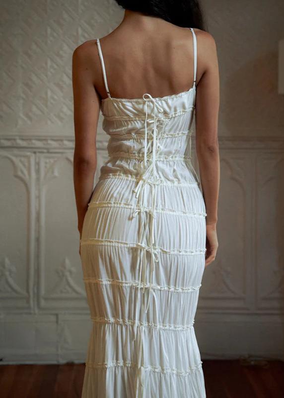 Siena - TieRed Ruched Maxi Dress
