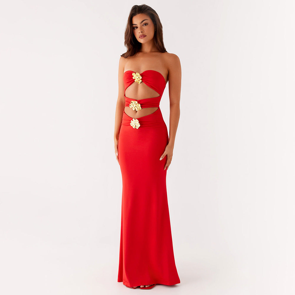 Charlotte Maxi Dress Red