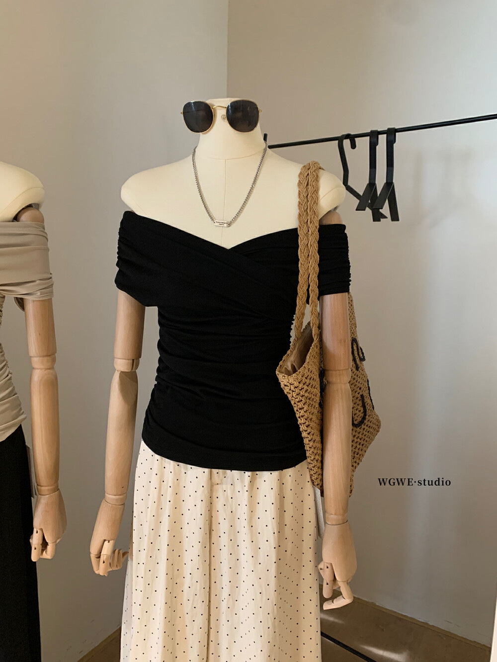 Ruched Crisscross Top