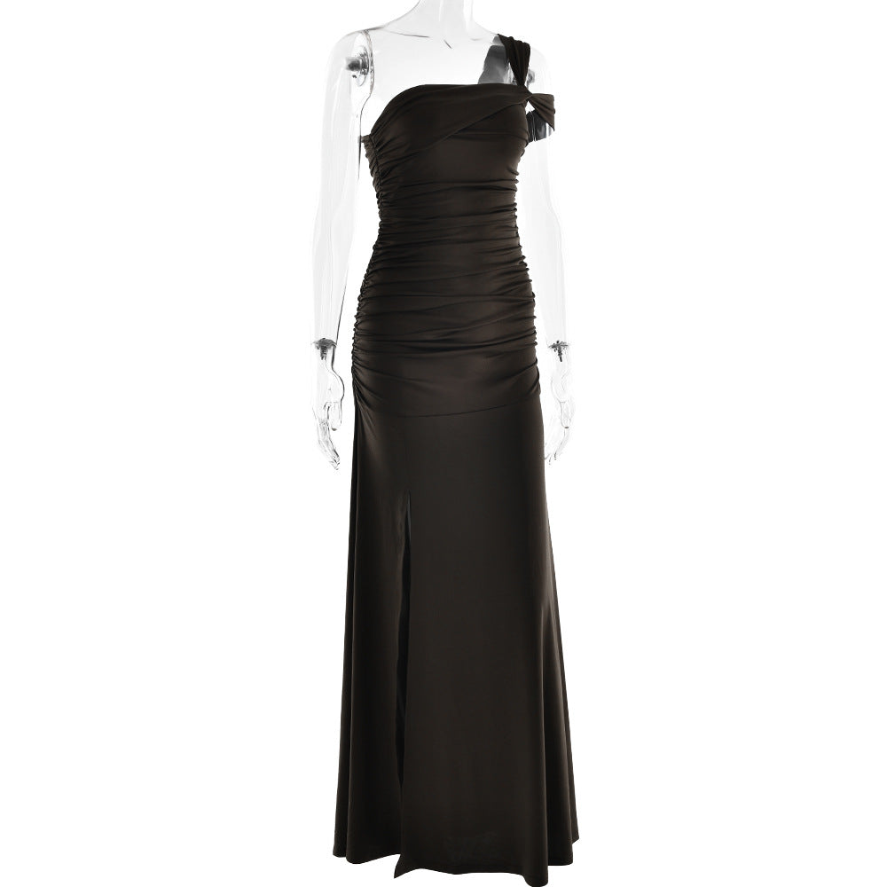 Elara Maxi Dress Navy Blue