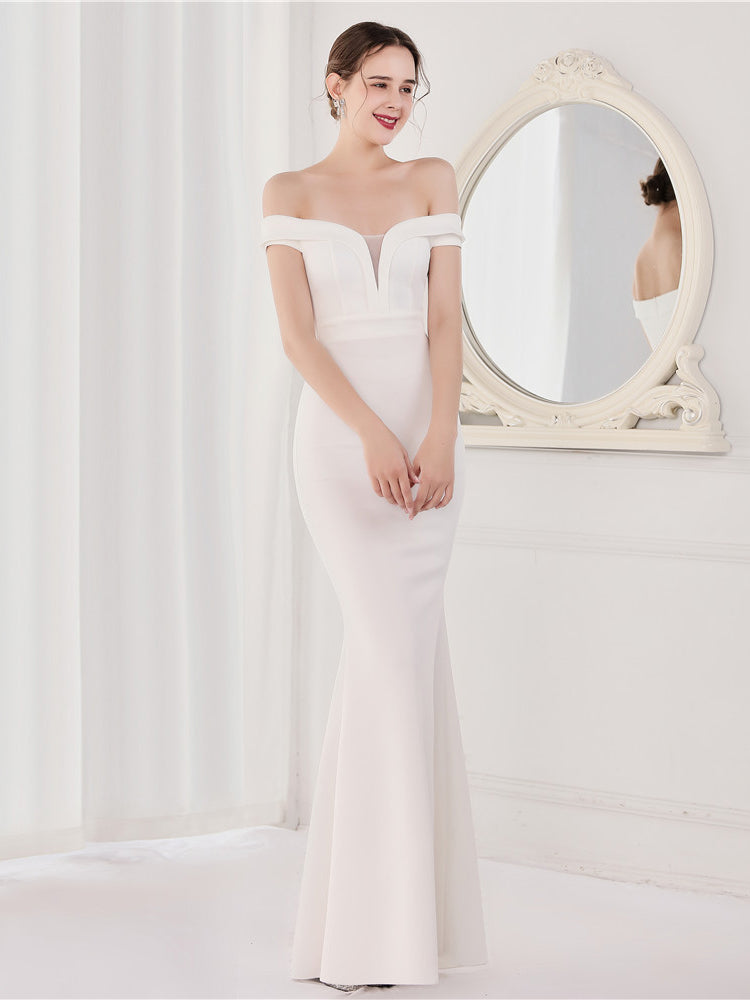 Elegant banquet evening dress