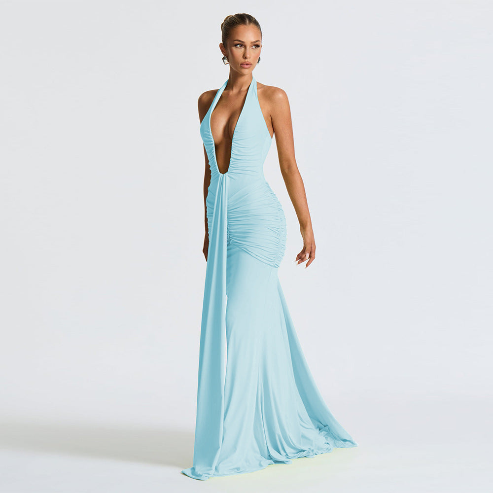 Aster Maxi Dress Blue