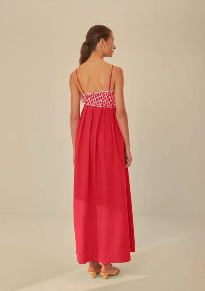 Valentina Maxi Dress Red