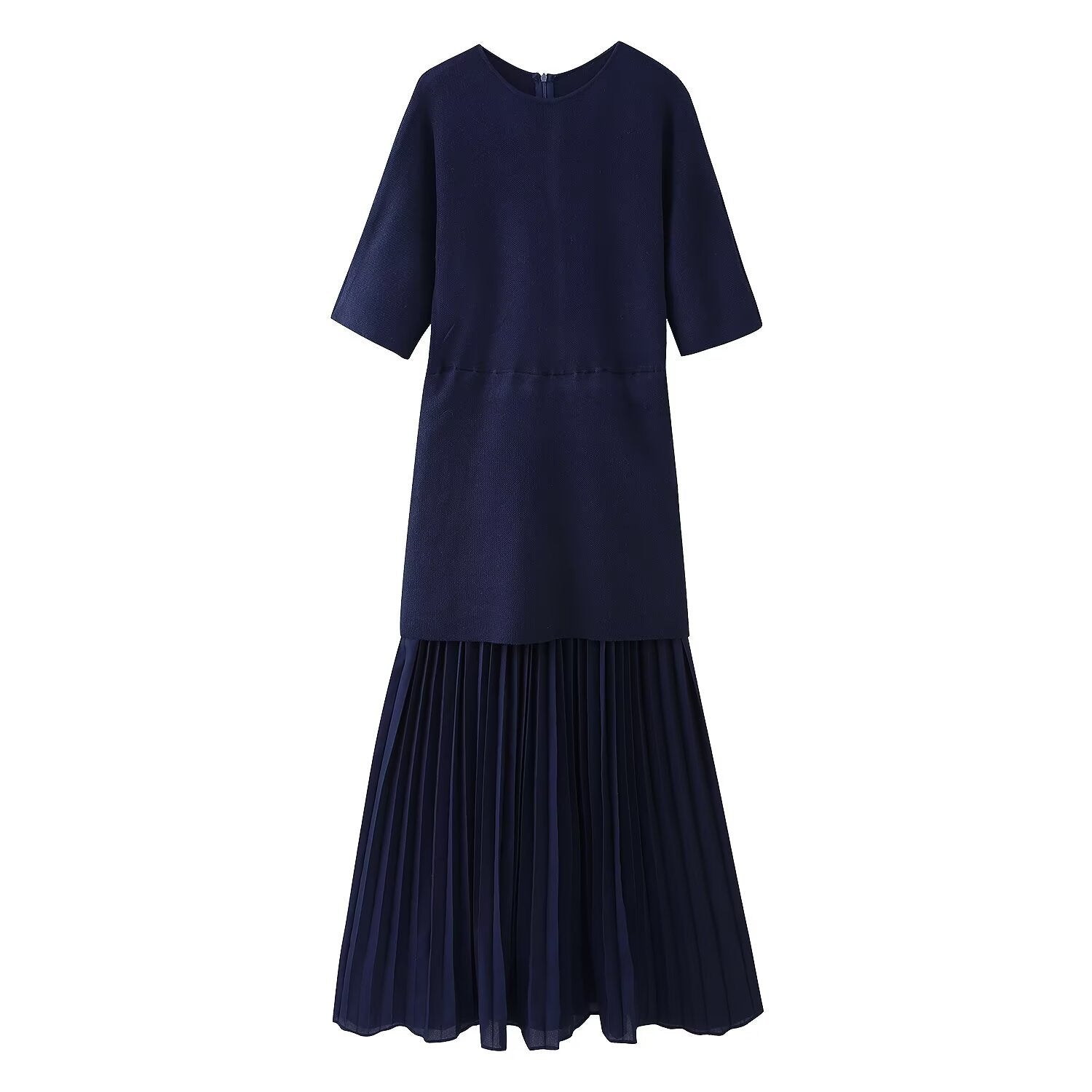 Sheer-Paneled Maxi Dress