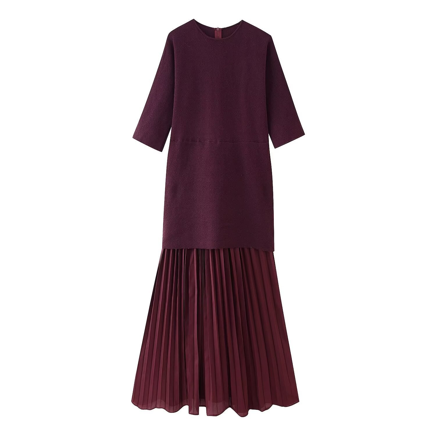 Sheer-Paneled Maxi Dress