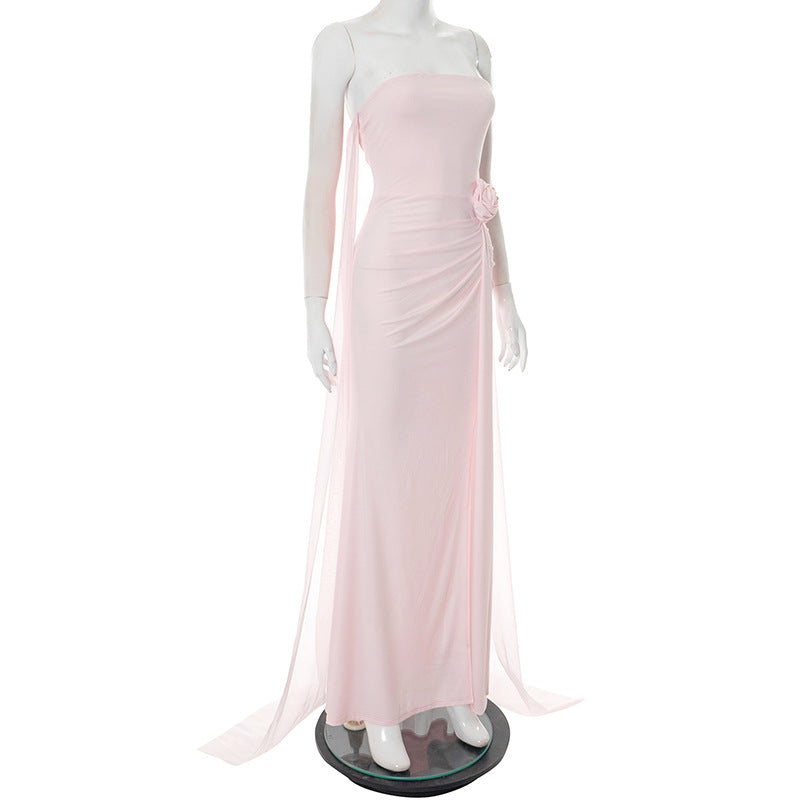 Zinnia Maxi Dress Pink
