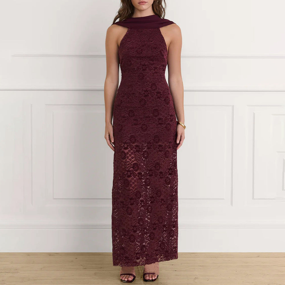 Vintage Lace Maxi Dress