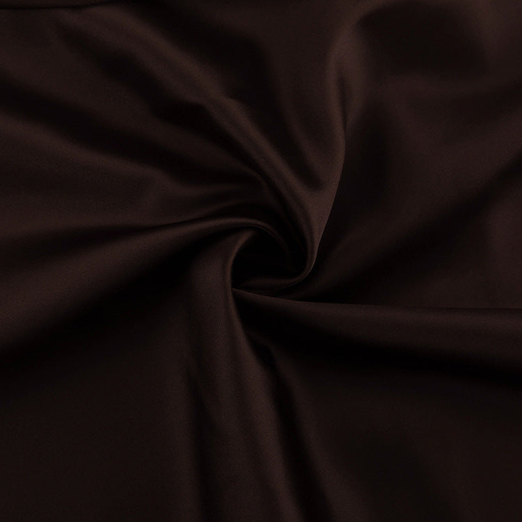 Vacation Brown Silk Set