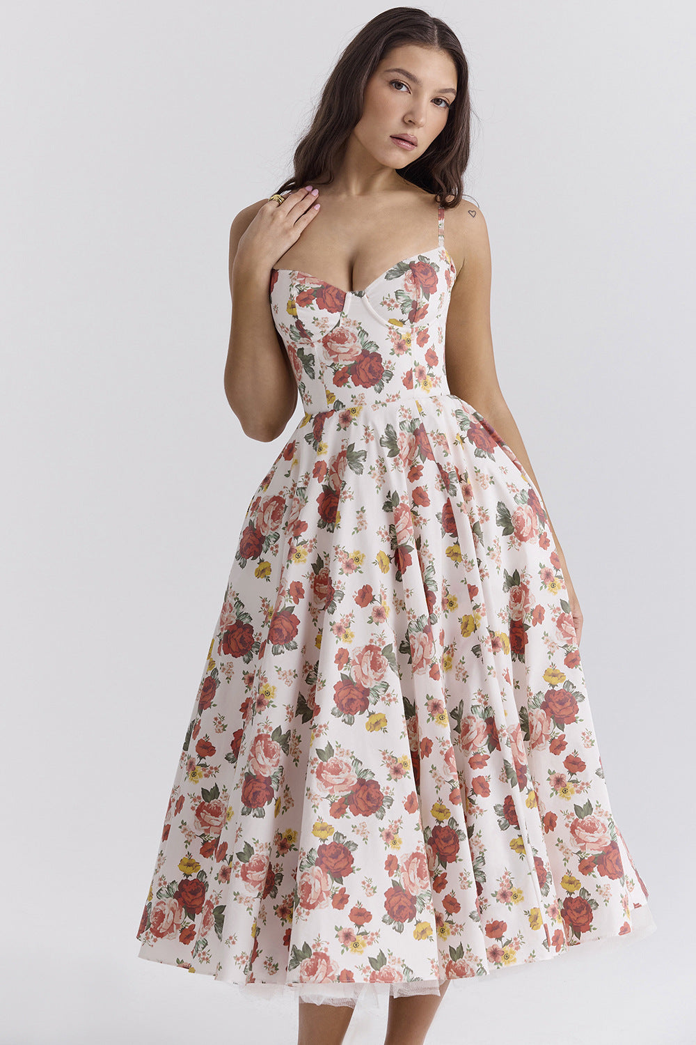 Úrsula Statement Silhouette Dress Elevated Occasion Wear