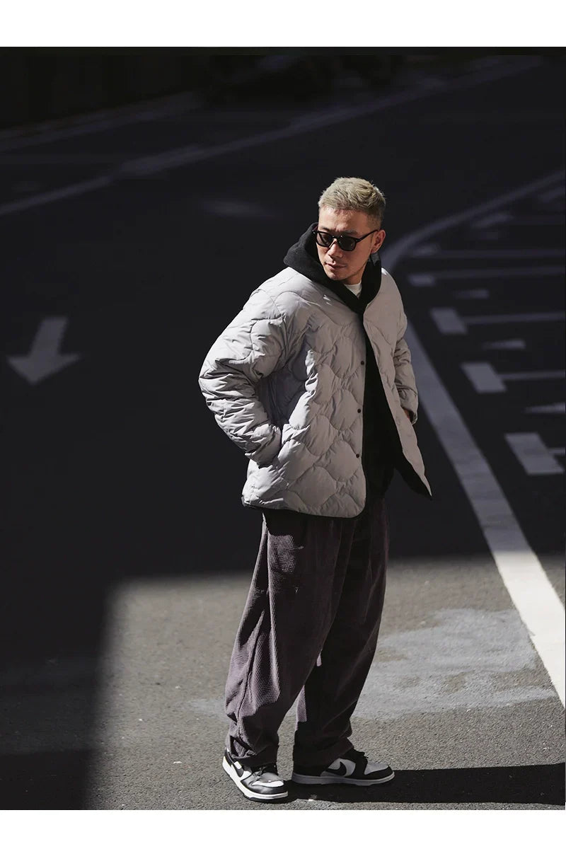 Short Double-Sided Down Jacket