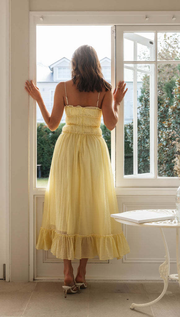 Reva Maxi Dress Yellow
