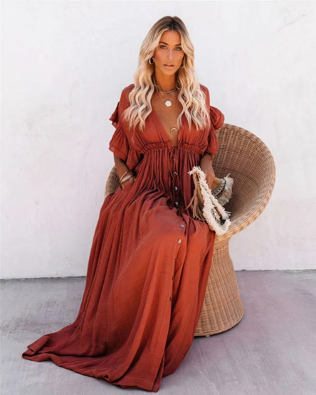 Teresa Minimalist Dress Statement Occasion Edit