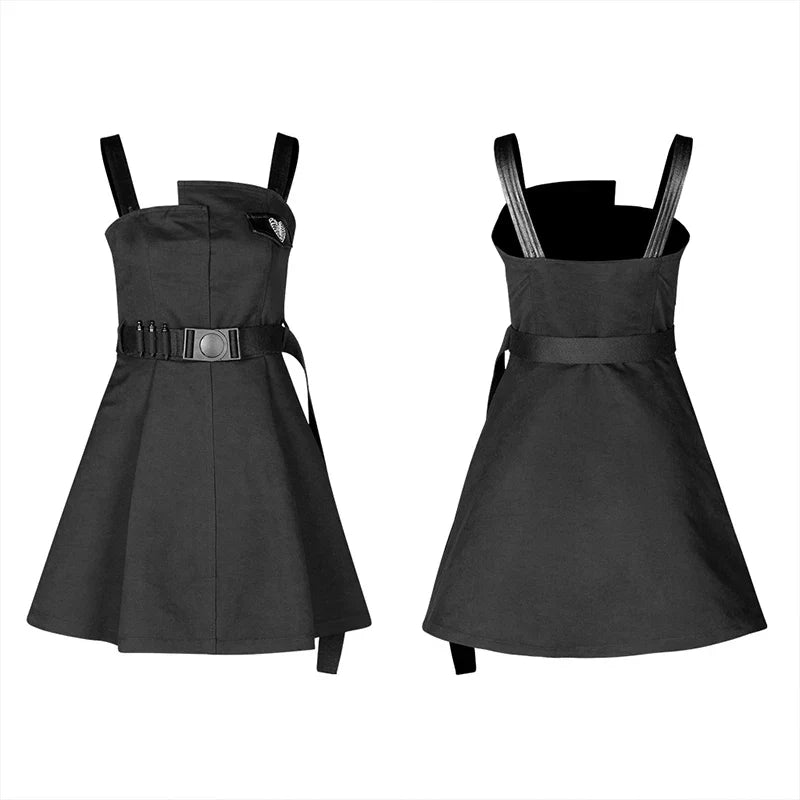 Punk Futuristic Sweet Military Asymmetrical Heartshaped Skeleton Gothic Dress