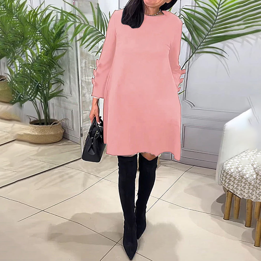 Pada Casual Dress with Long Sleeves for Women Flattering Modern Fit