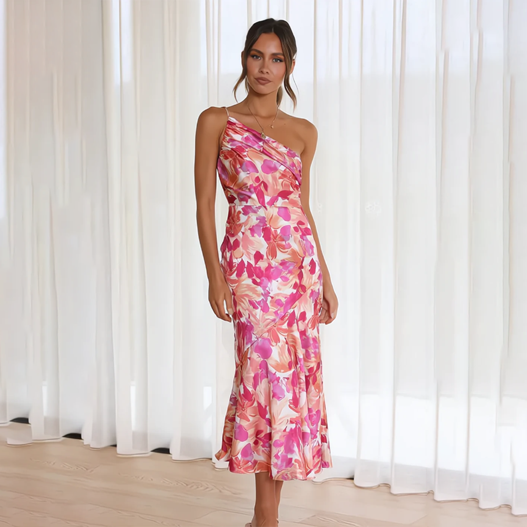 Piper Exclusive Stylish Floral Dress Chic Silhouette Collection