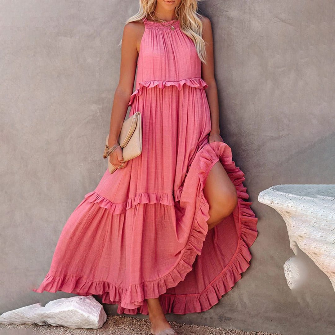 Naroa Stylish Long Dress for Women Streetwear Style