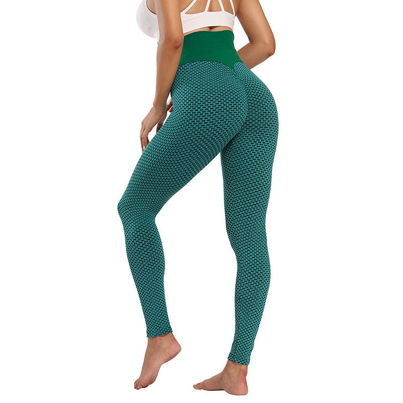 Push Up Woman Tights Workout Leggings Green High Quality / S