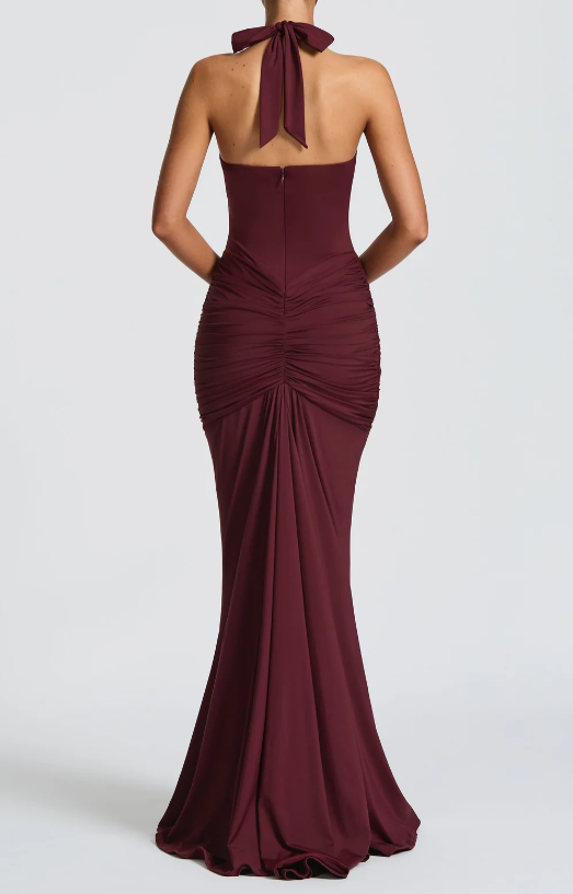 Plunge Neck Dress