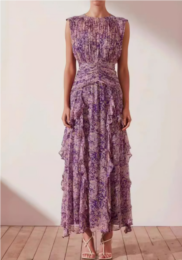 Valentina Elevated Maxi Dress Premium Wardrobe Essential