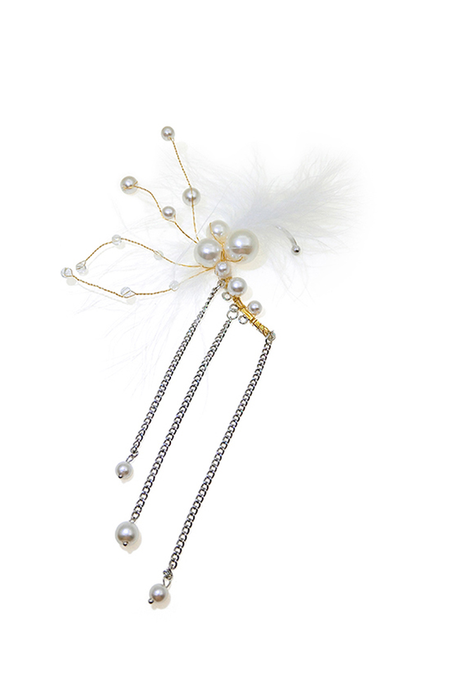 Feather Elegant Tassel Earrings