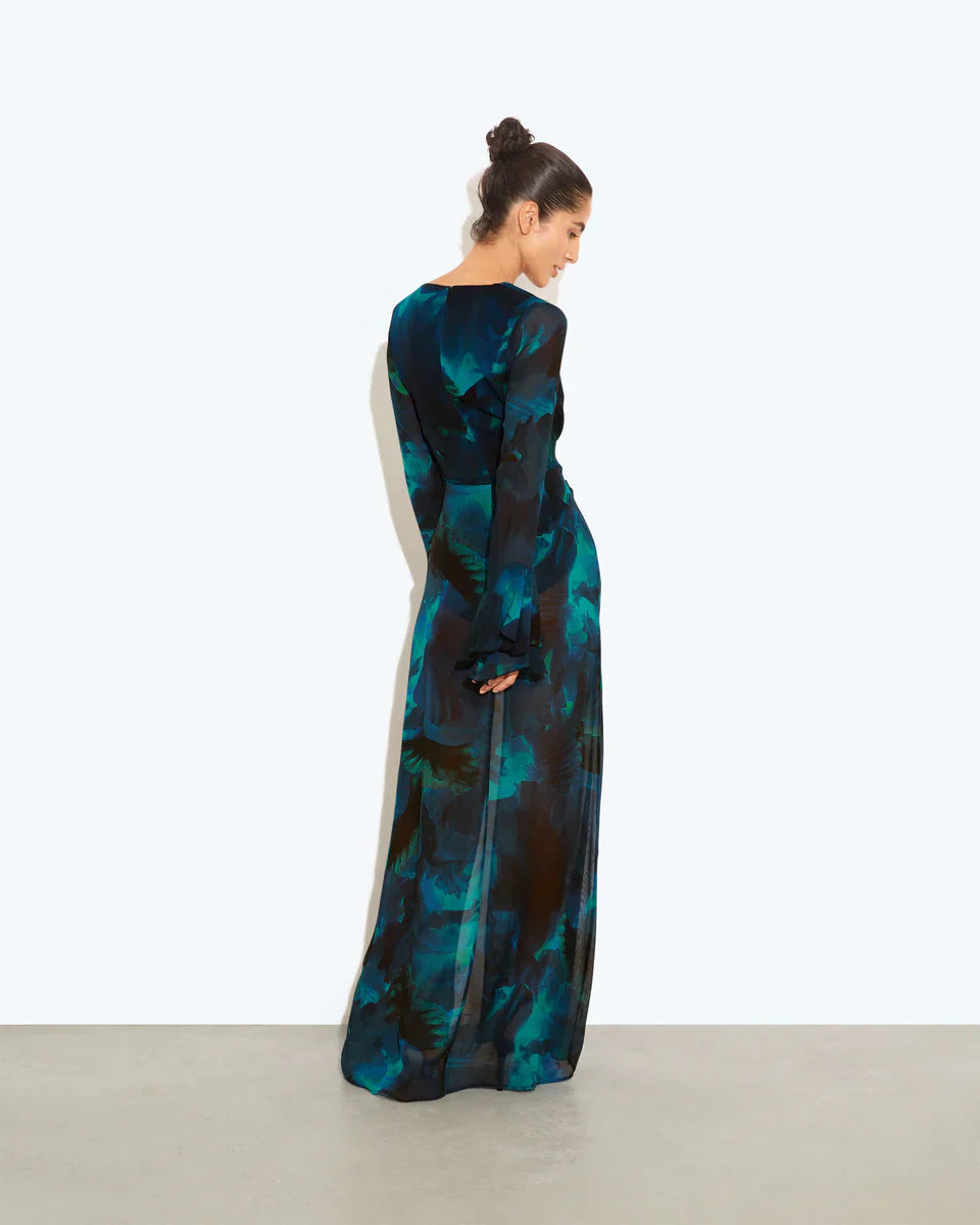 Bell Sleeve Maxi Dress