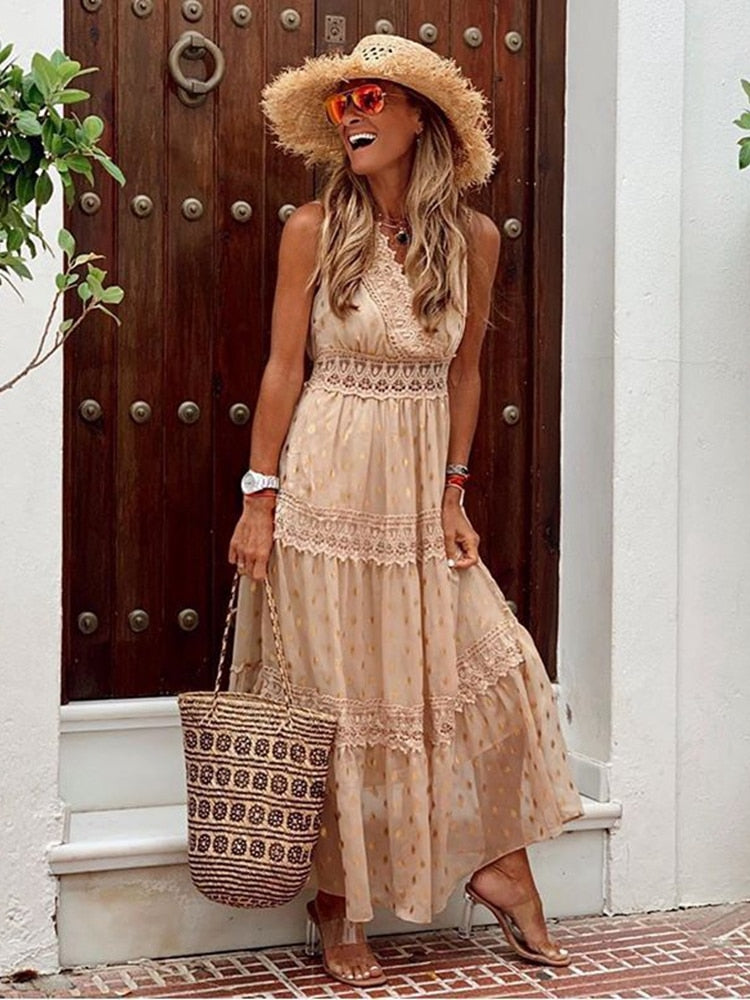 Emilia Statement Boho Stylish Dress Occasion Edit