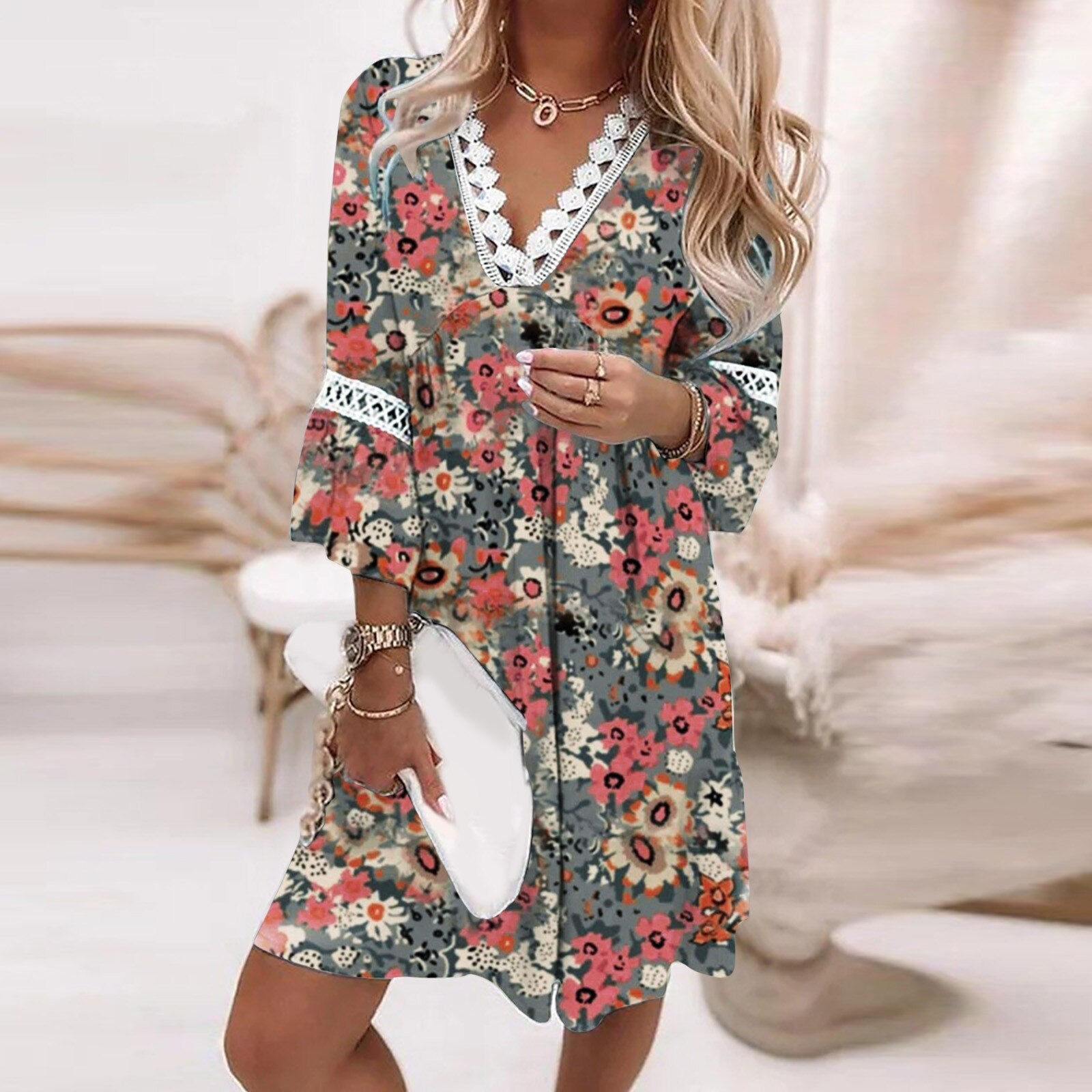 Nadia Floral Dress For Vintage Inspired Dress for Everyday Wear