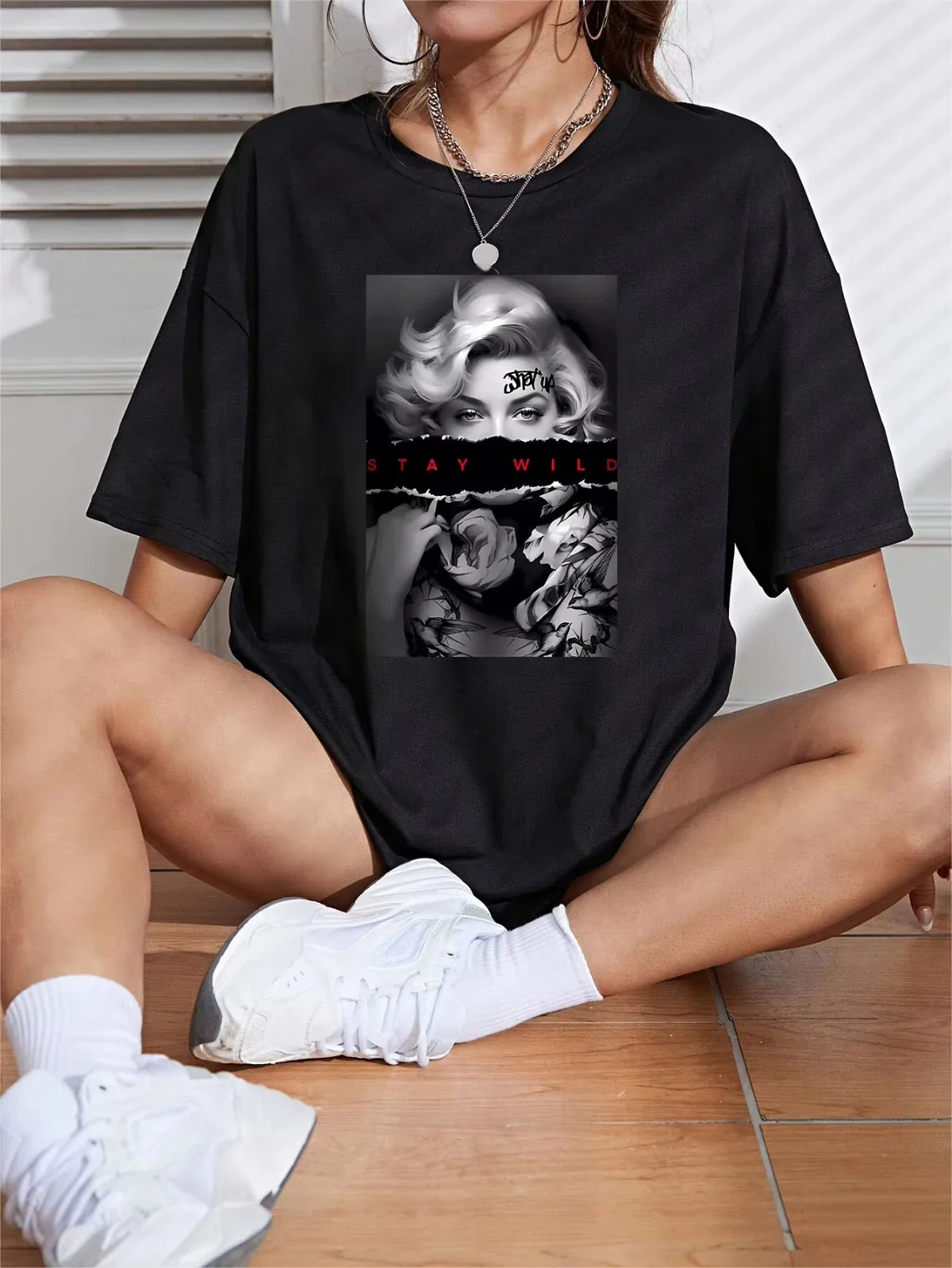 Geometric Vintage Casual Tshirt