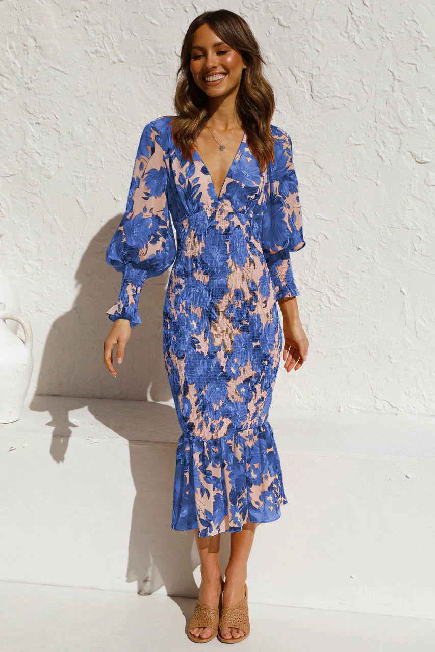 Rosario Minimalist High End Summer Dress Evening Wear Edit